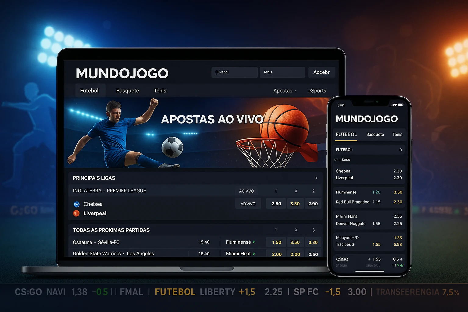 Aposte em apostas esportivas no cassino online MUNDOJOGO