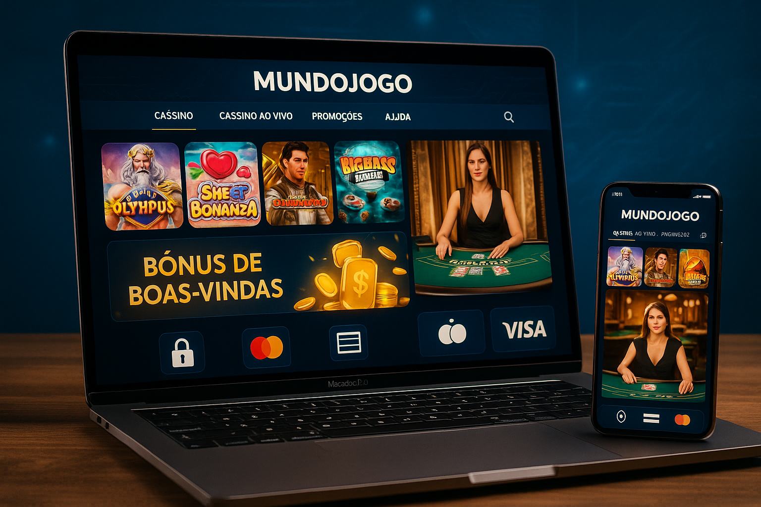 
                                Cassino Online MUNDOJOGO
                                