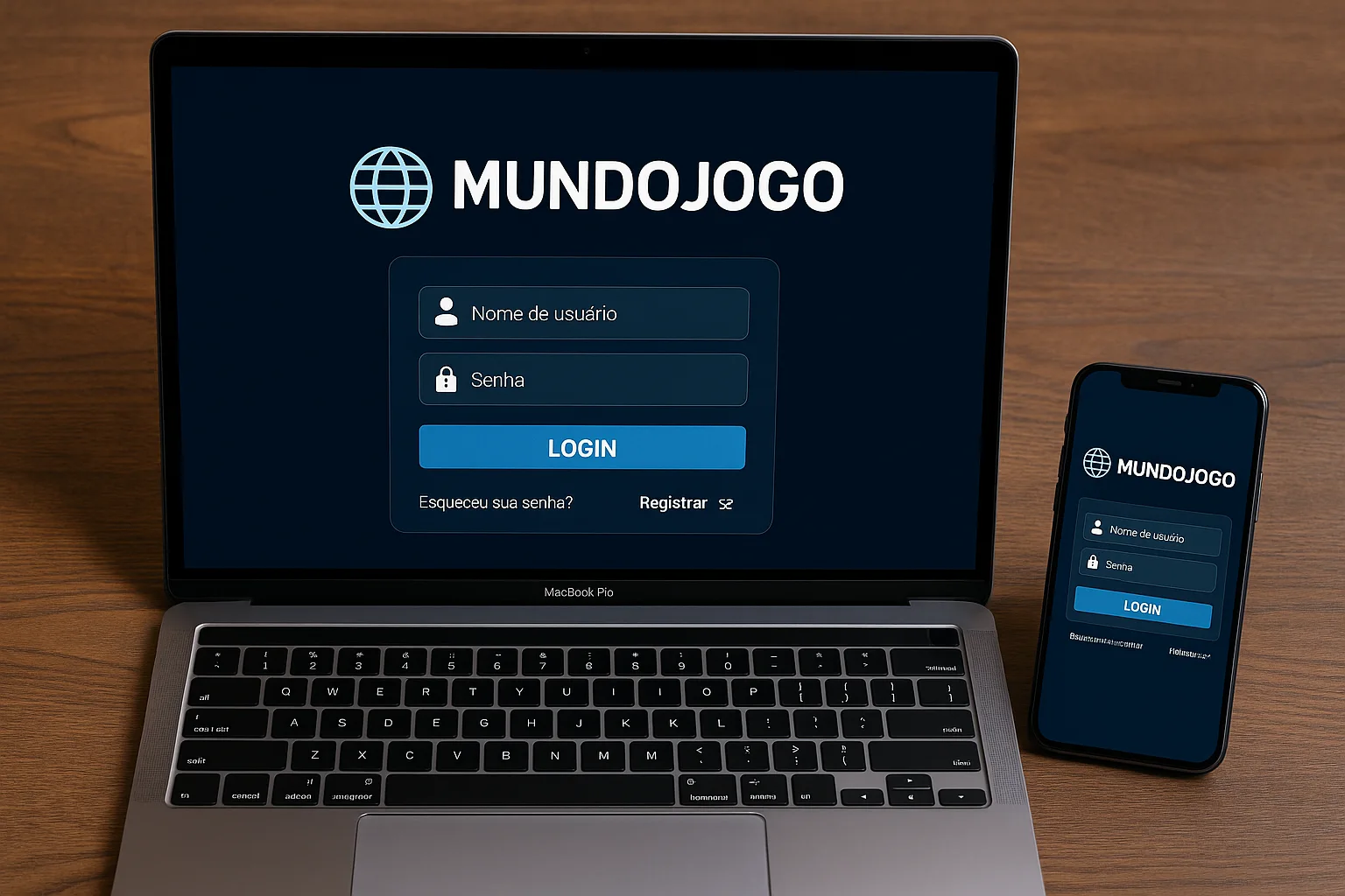Não Perca tempo, o rRgistro na site MUNDOJOGO