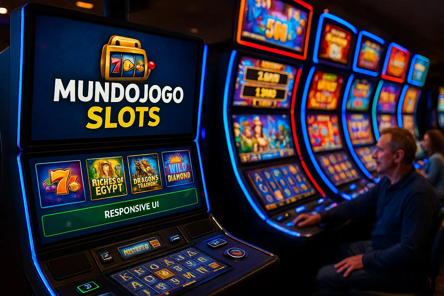 Explore o mundo das slot machines no MUNDOJOGO Casino
